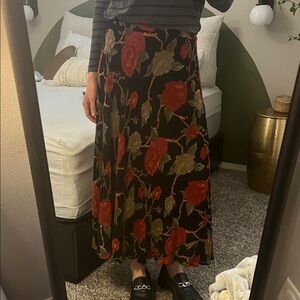 Vintage Floral Skirt (Reversible)
